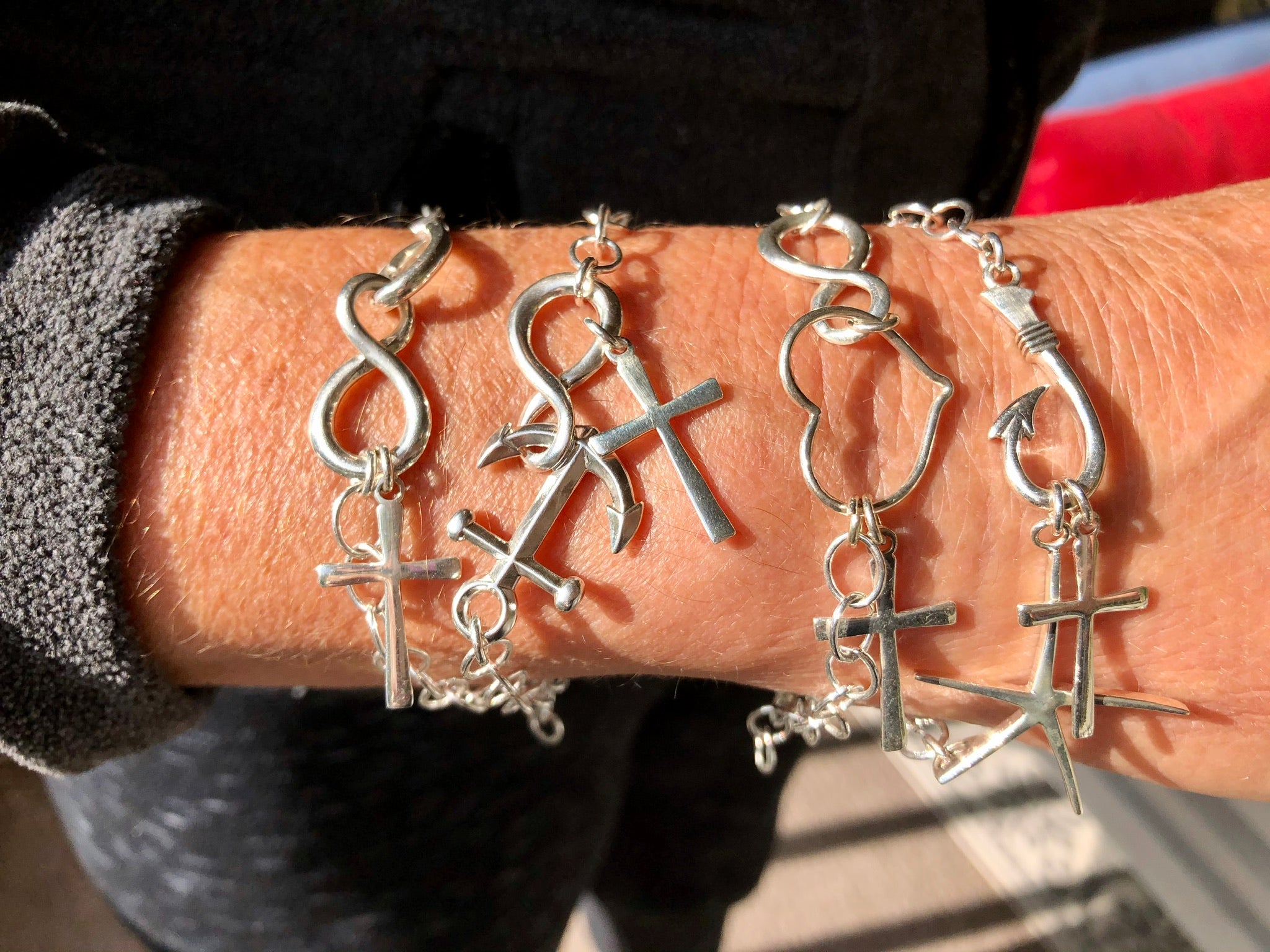 Christ Collection chain link Bracelets