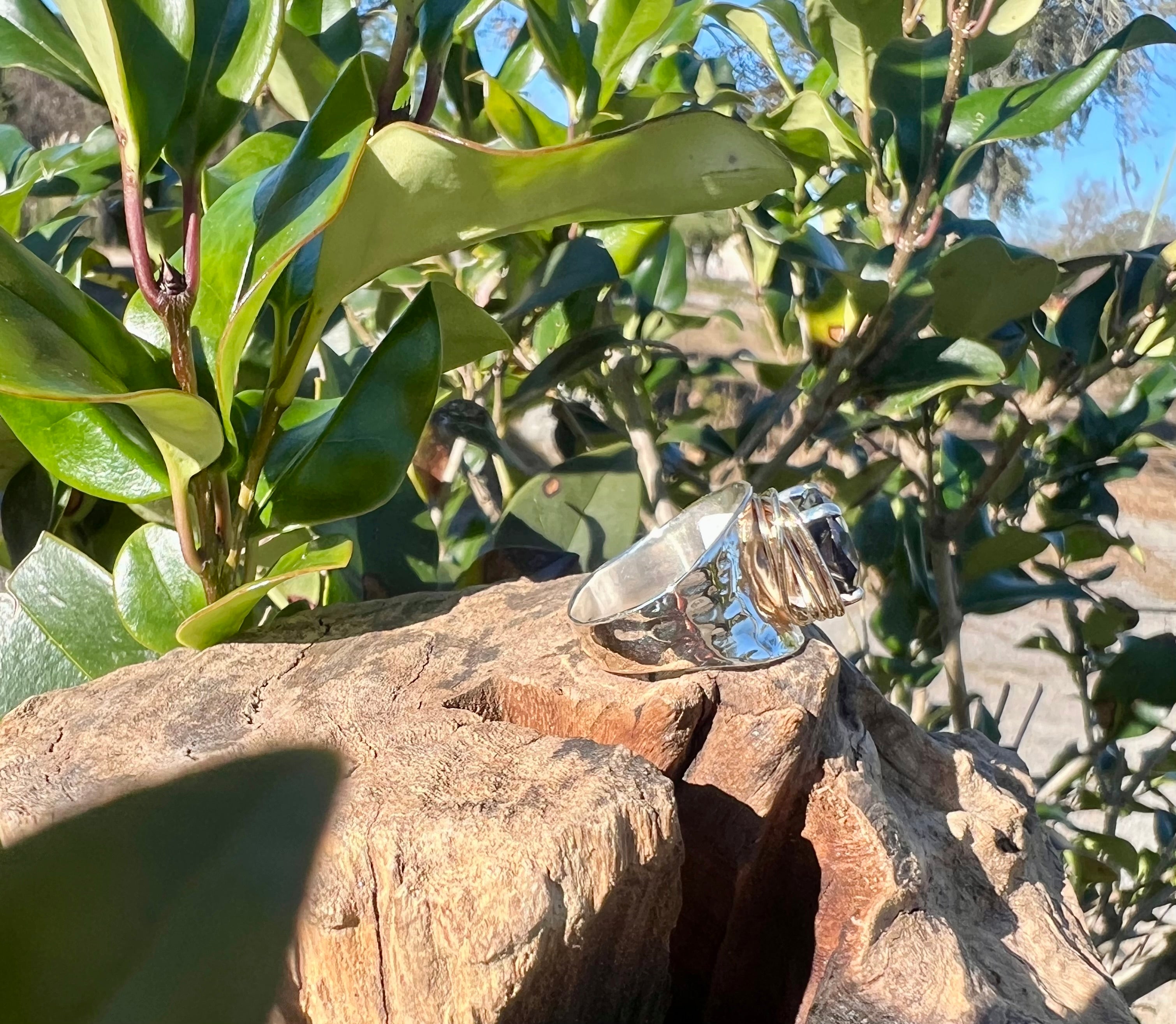 Sapphire Blue Spinel Ring