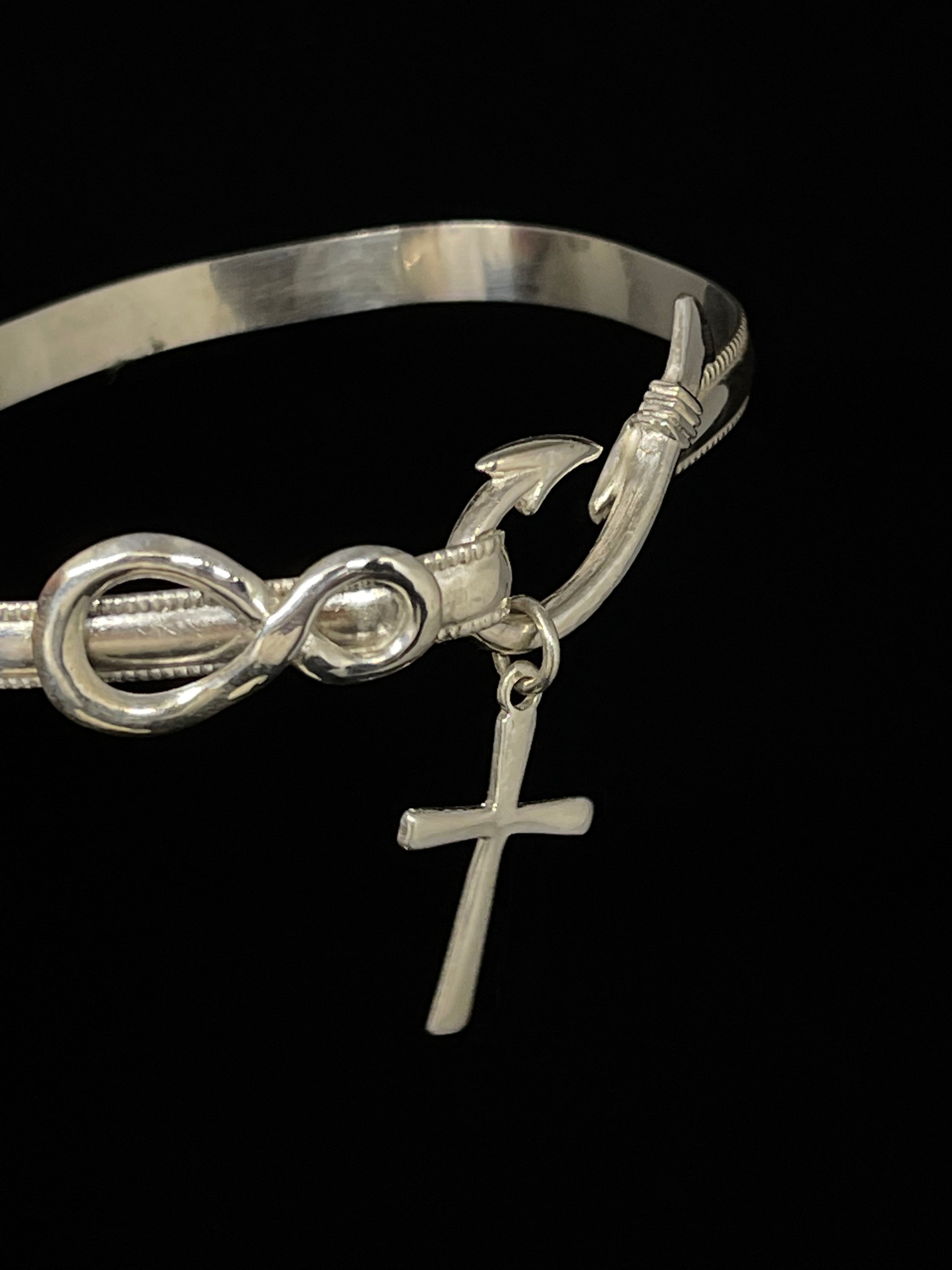 Hooked on Christ forever bracelet